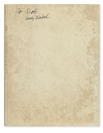 WARHOL, ANDY. A Gold Book.